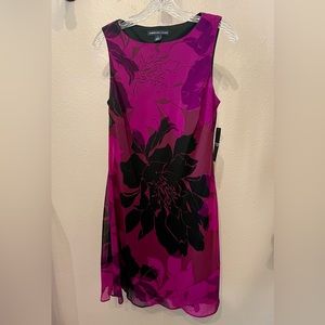American Living Sleeveless Dress. Size: 6. Color: Purple/Black.